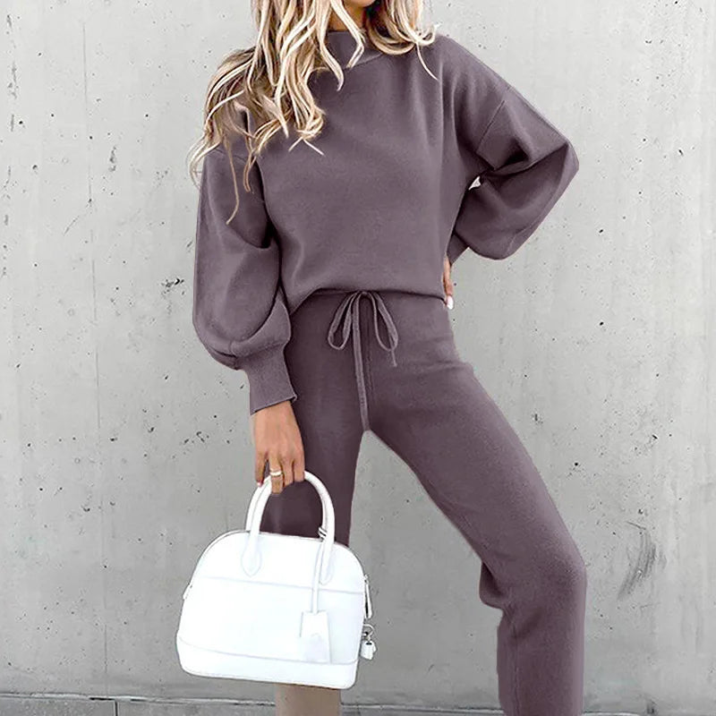 Iris | Conjunto Confortável de Pullover e Calças