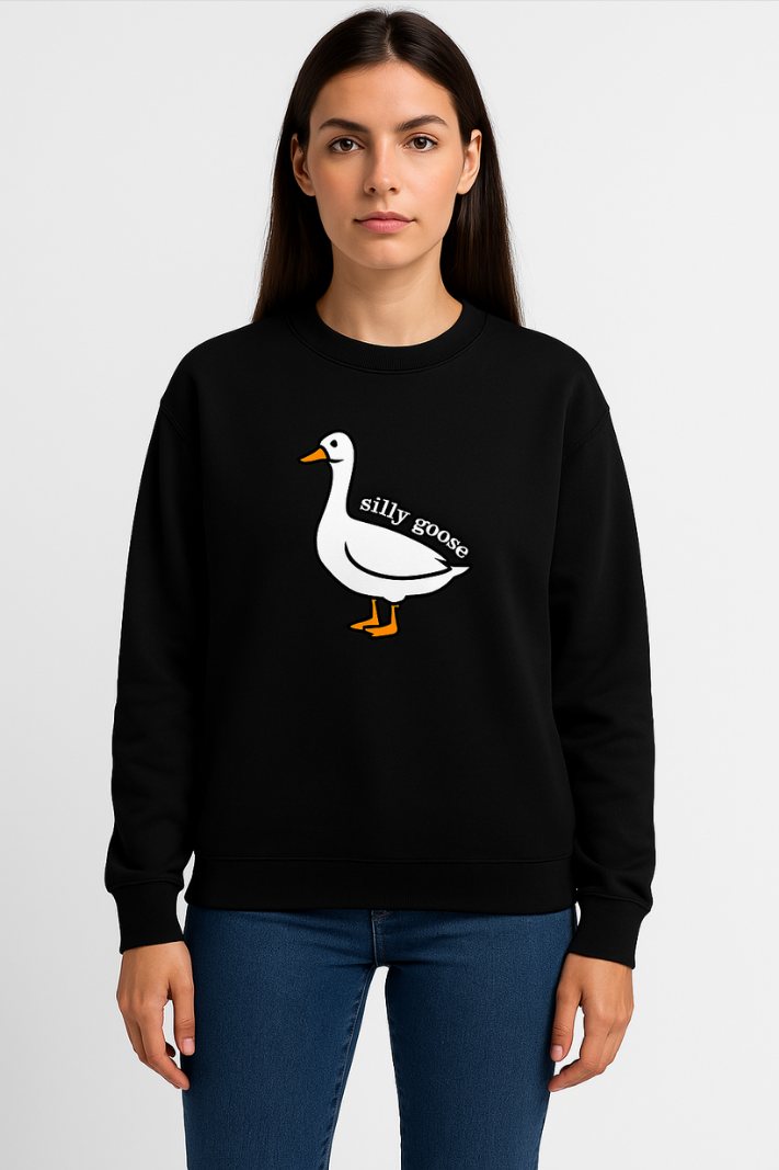 Malou - Confortável 'Silly Goose' Sweater