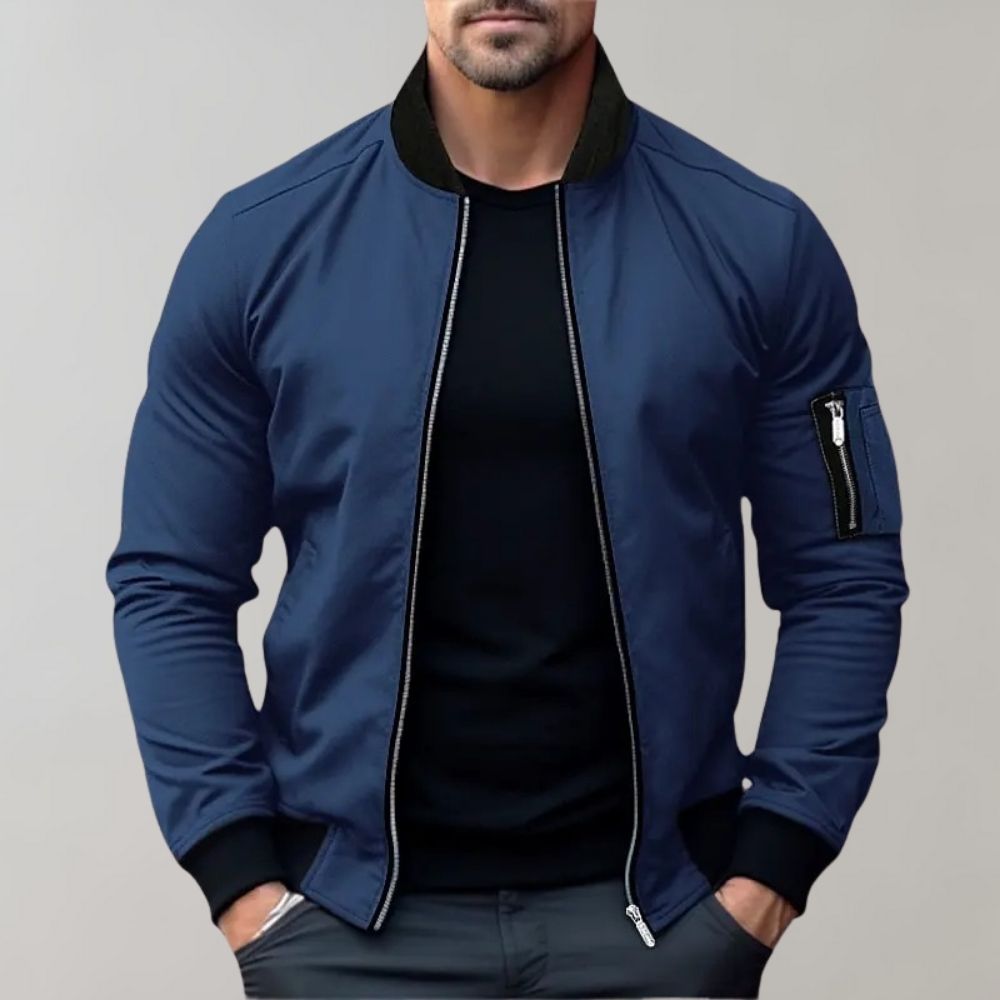 THOM - Casaco Bomber Leve e Versátil Masculino, Ideal para Todas as Estações