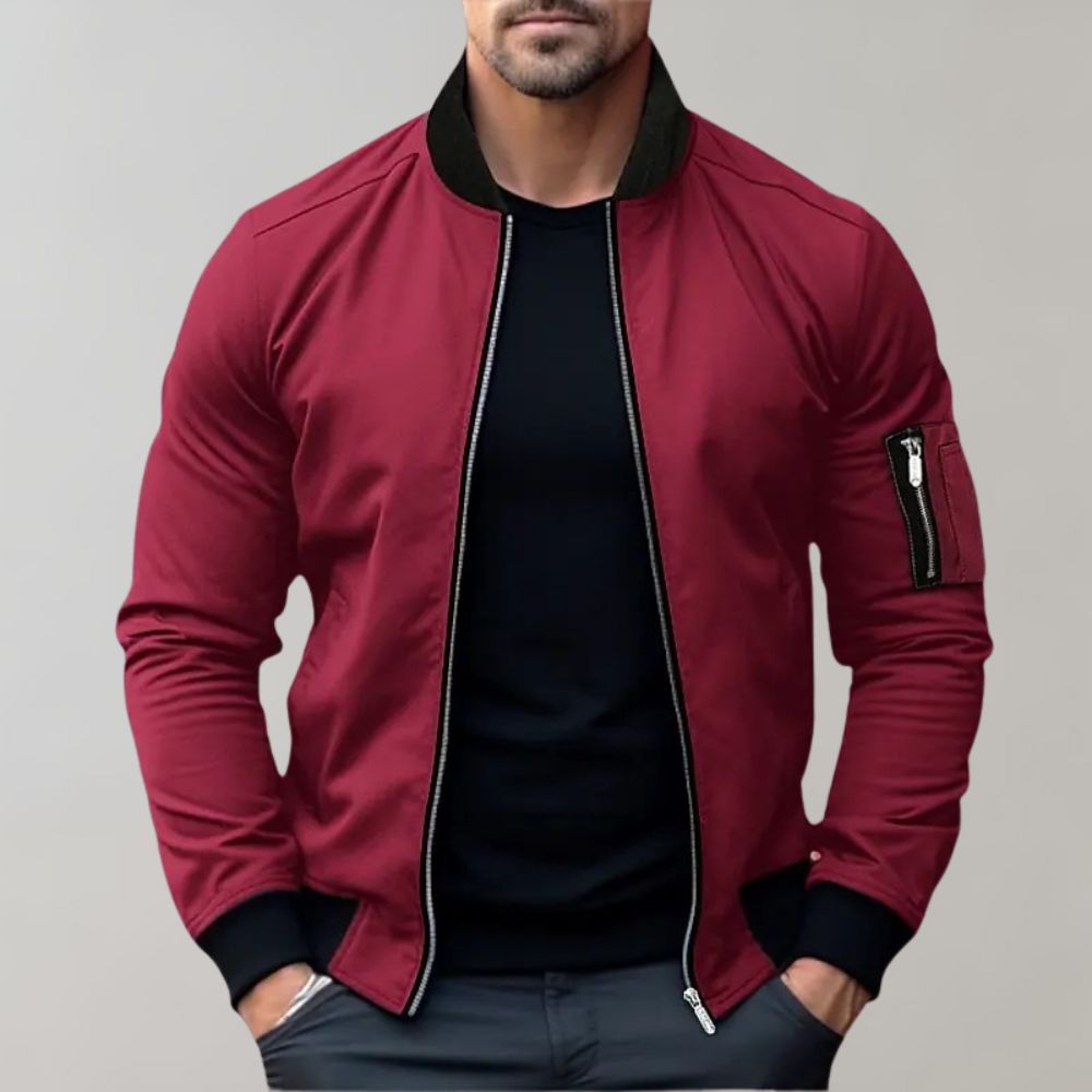 THOM - Casaco Bomber Leve e Versátil Masculino, Ideal para Todas as Estações