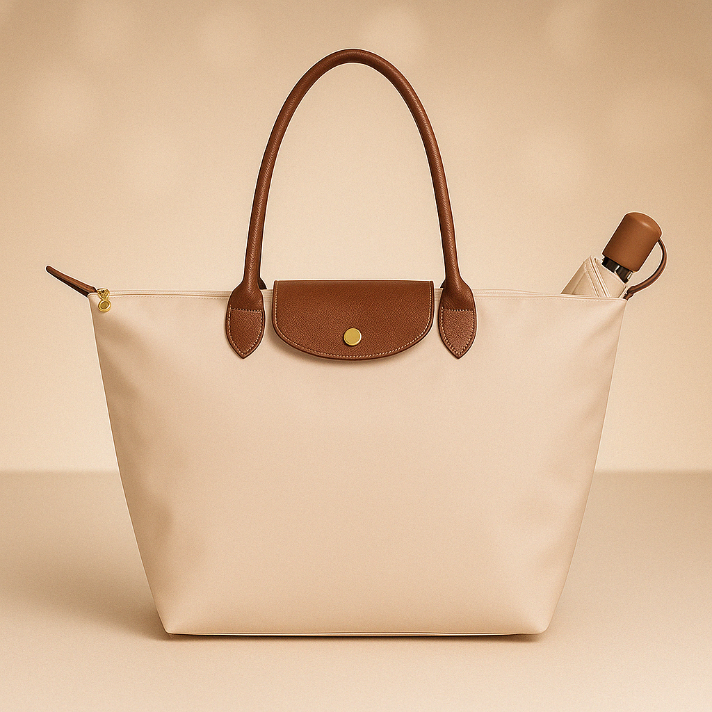 Bolsa de Couro Estilosa e Impermeável – Bolsa Universal de Ombro para Uso Diário, Espaçosa e Durável