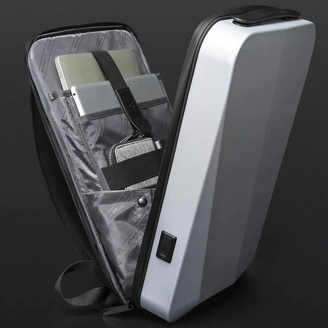 Espaçosa Mochila Masculina com Porta USB | Capa Resistente