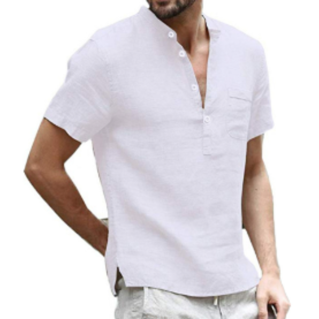 Brody | Camisa Masculina de Gola Alta