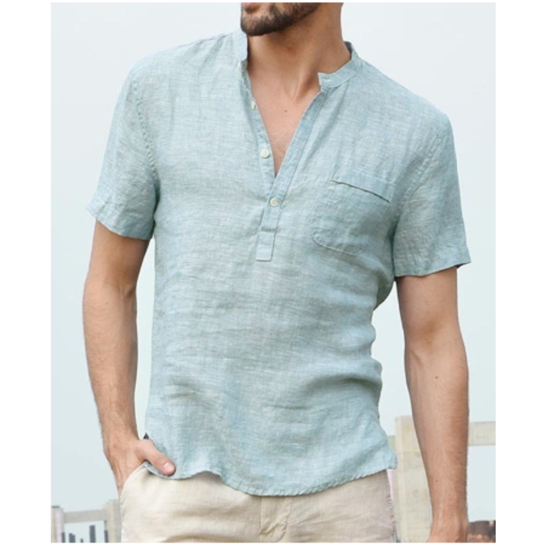 Brody | Camisa Masculina de Gola Alta