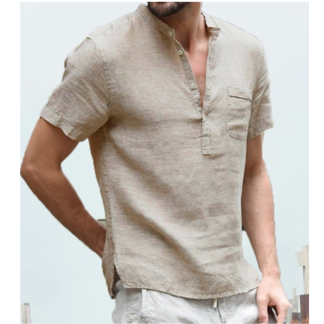 Brody | Camisa Masculina de Gola Alta