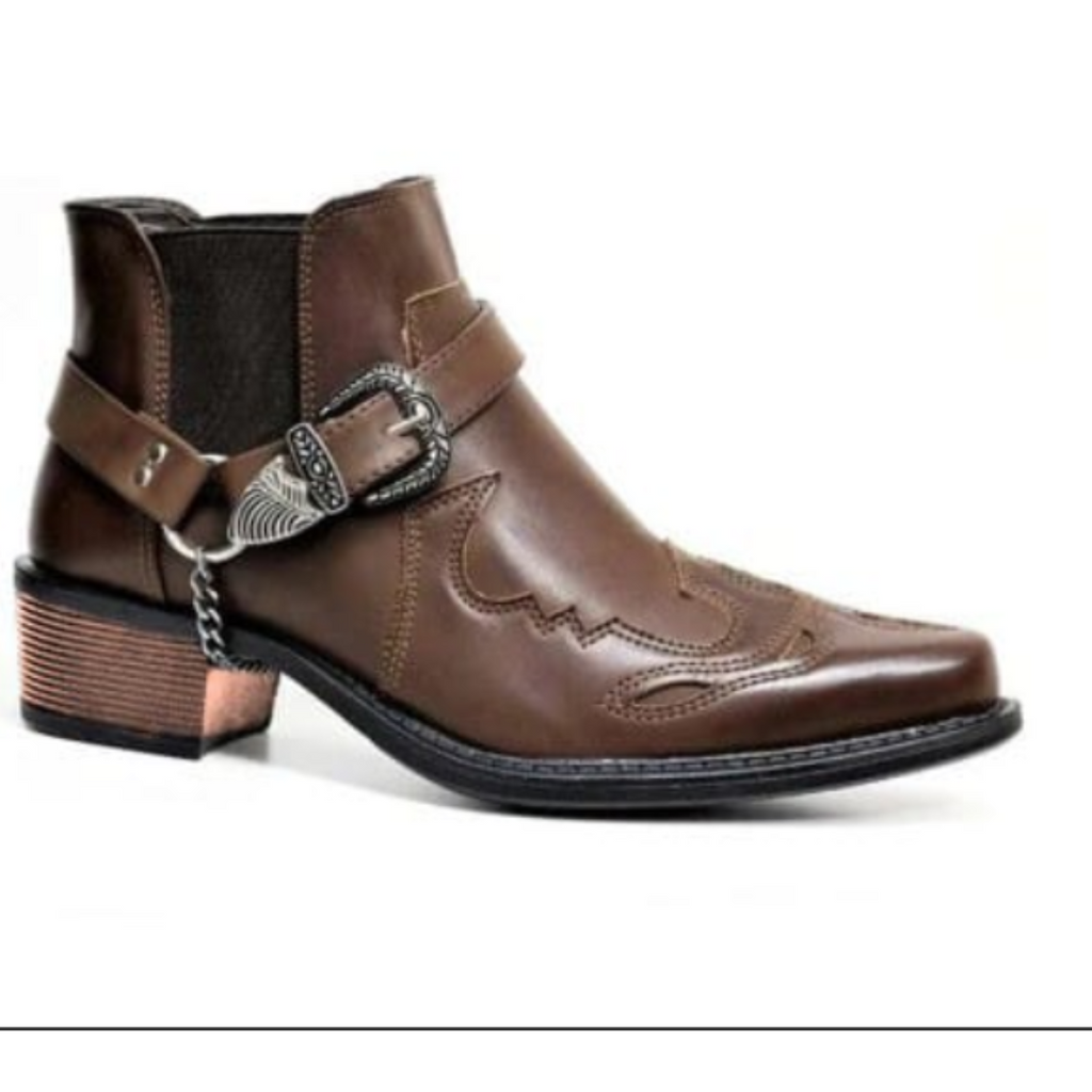Botas de Cowboy Masculinas | Tornozelo