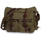 Grande Bolsa Masculina de Ombro em Lona - UrbanTrail