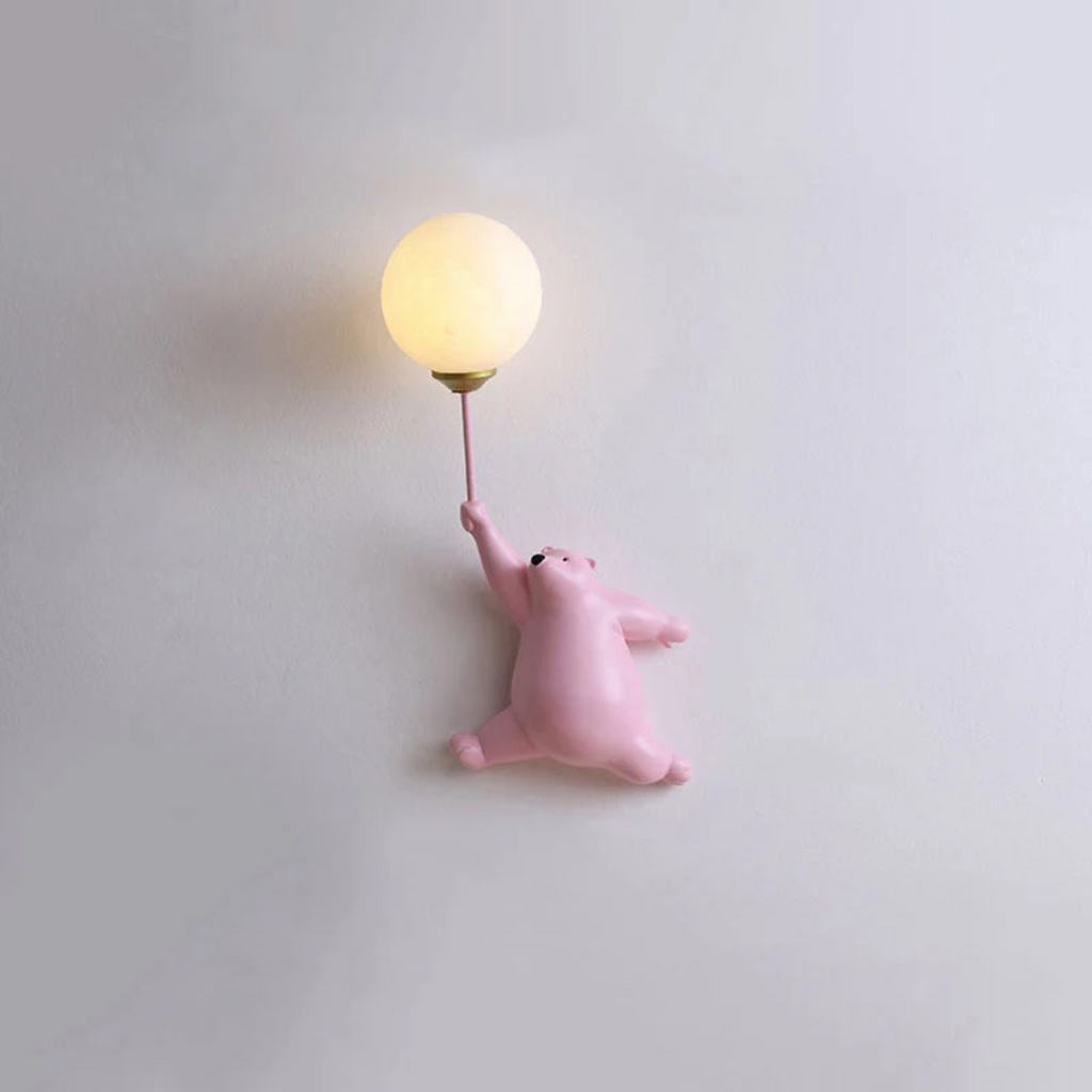 Abajur de Parede LED Urso - TeddyGlow