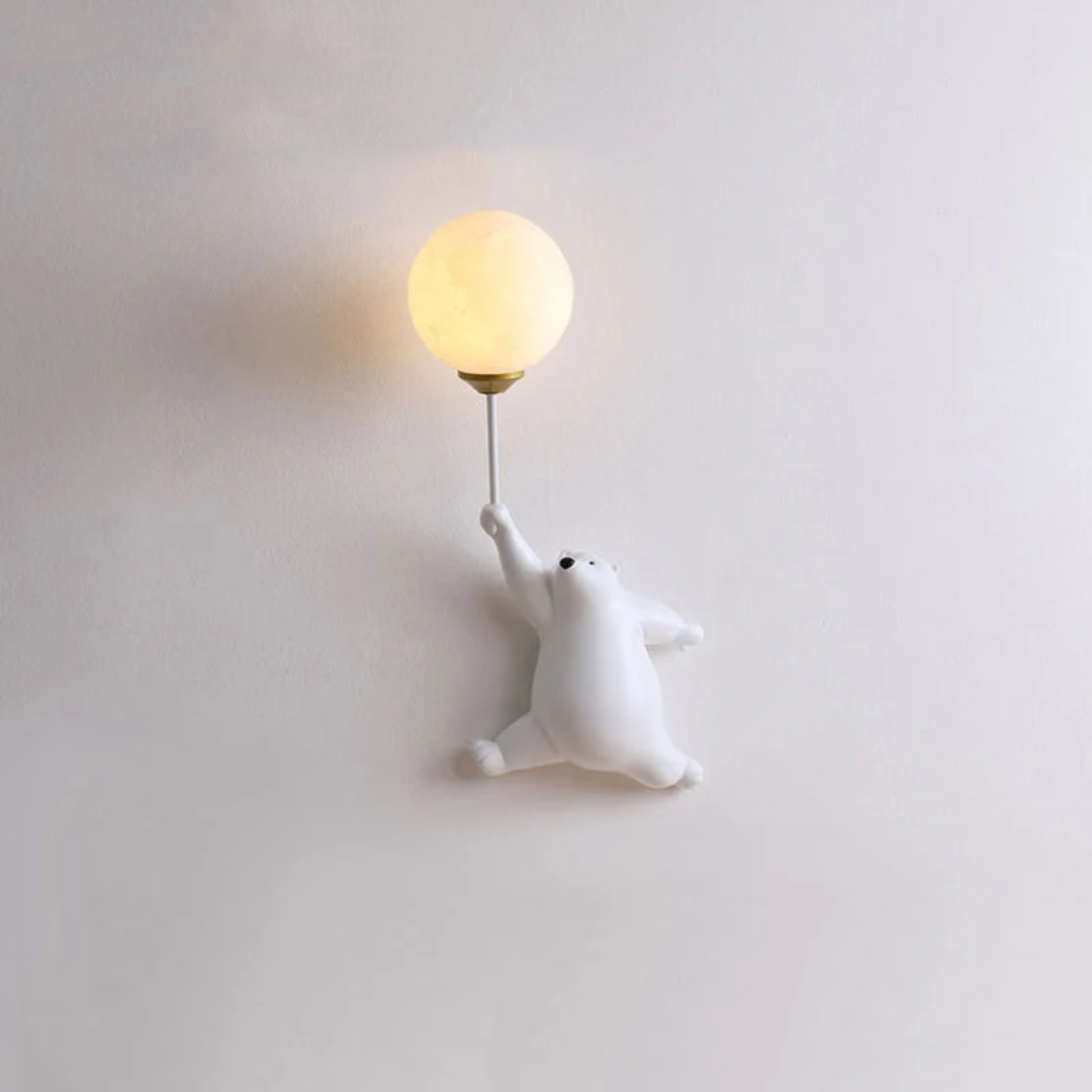 Abajur de Parede LED Urso - TeddyGlow