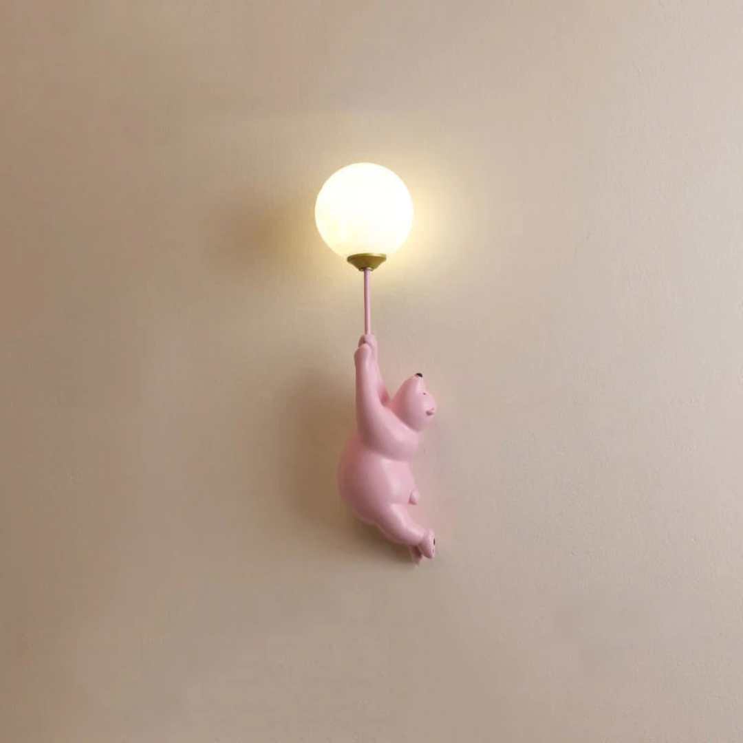 Abajur de Parede LED Urso - TeddyGlow