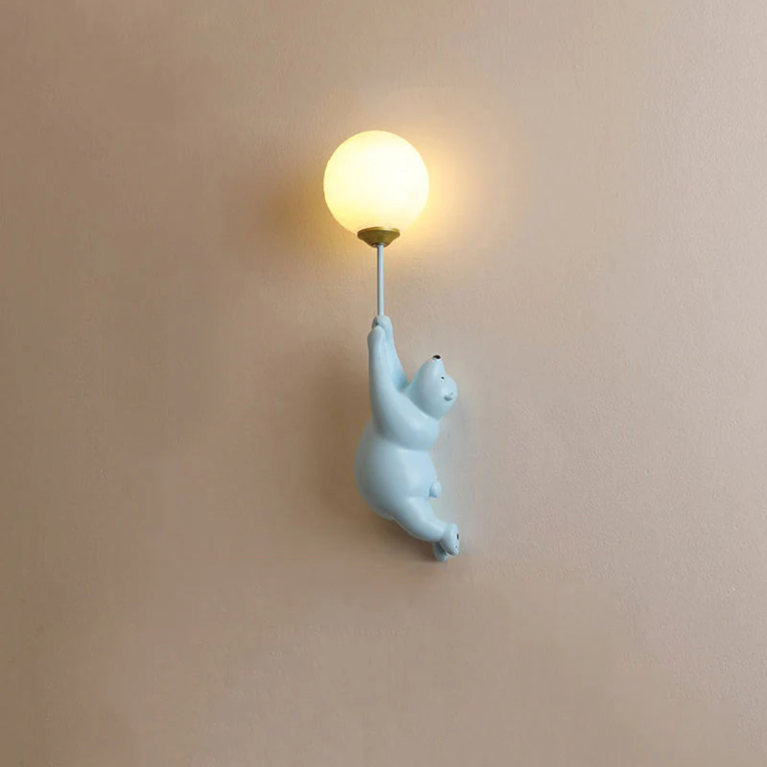 Abajur de Parede LED Urso - TeddyGlow