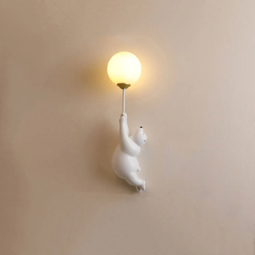 Abajur de Parede LED Urso - TeddyGlow