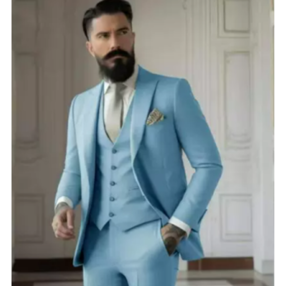 Conjunto de Terno Masculino para Casamento em 3 Peças | Elegante