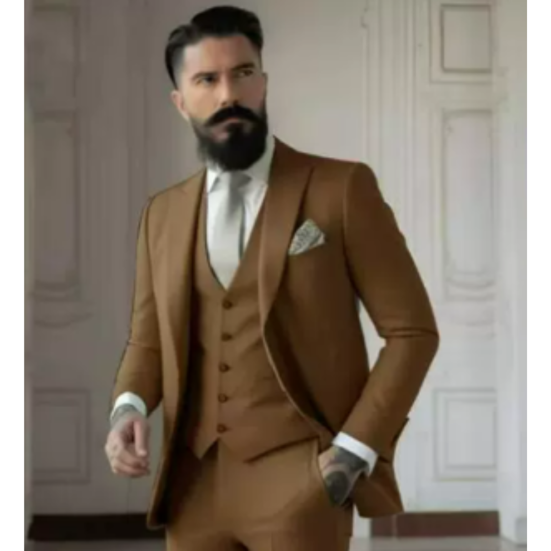 Conjunto de Terno Masculino para Casamento em 3 Peças | Elegante