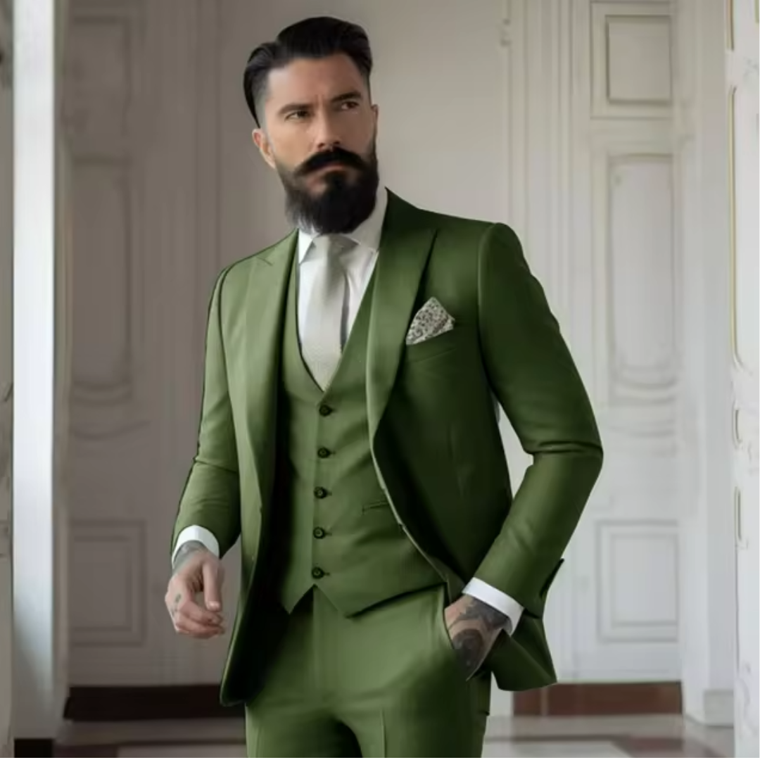 Conjunto de Terno Masculino para Casamento em 3 Peças | Elegante