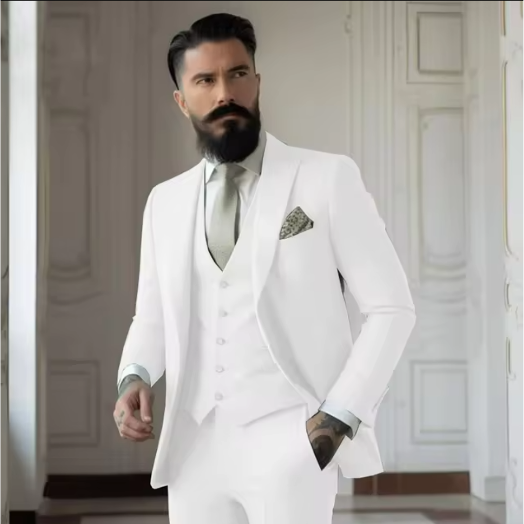 Conjunto de Terno Masculino para Casamento em 3 Peças | Elegante