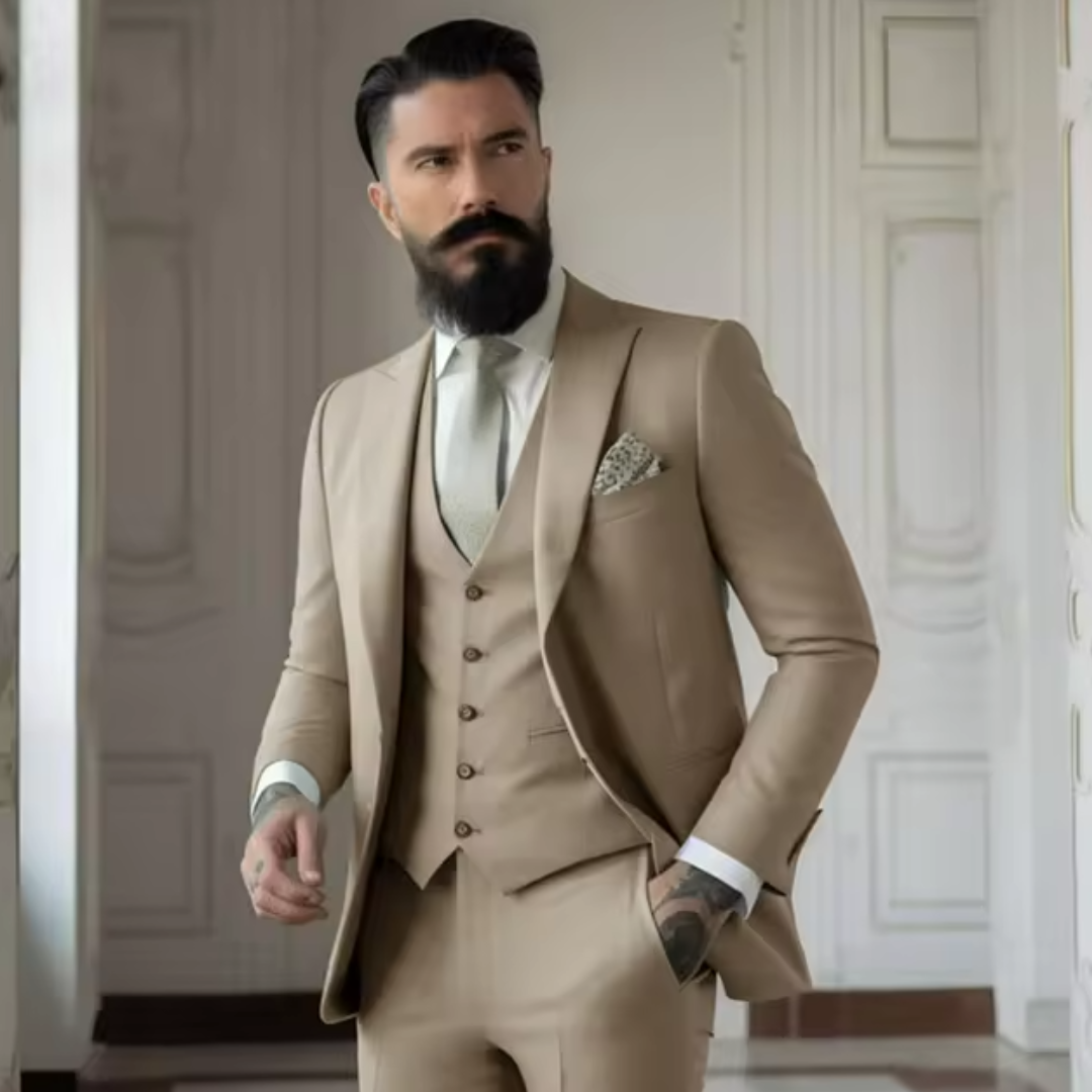 Conjunto de Terno Masculino para Casamento em 3 Peças | Elegante