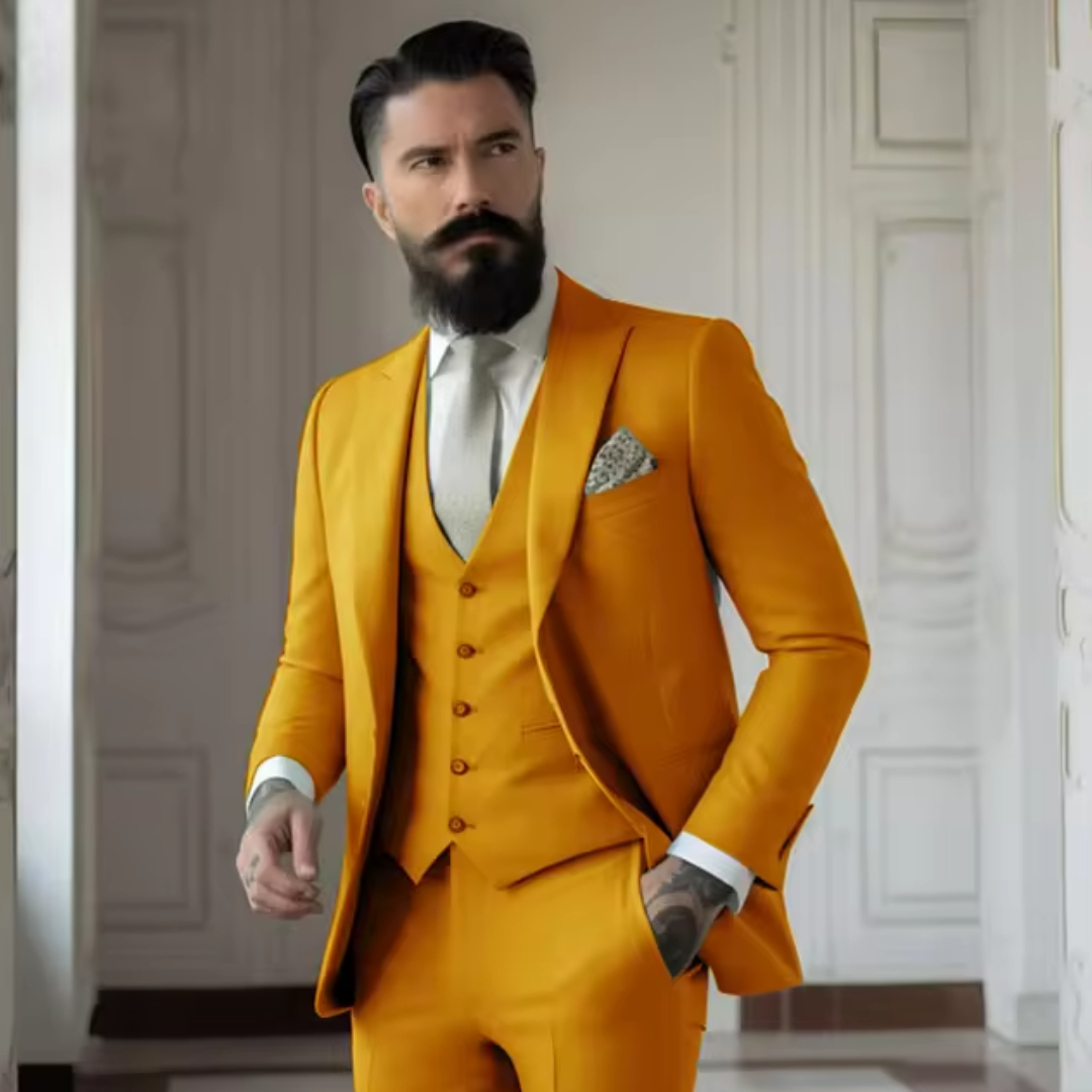 Conjunto de Terno Masculino para Casamento em 3 Peças | Elegante