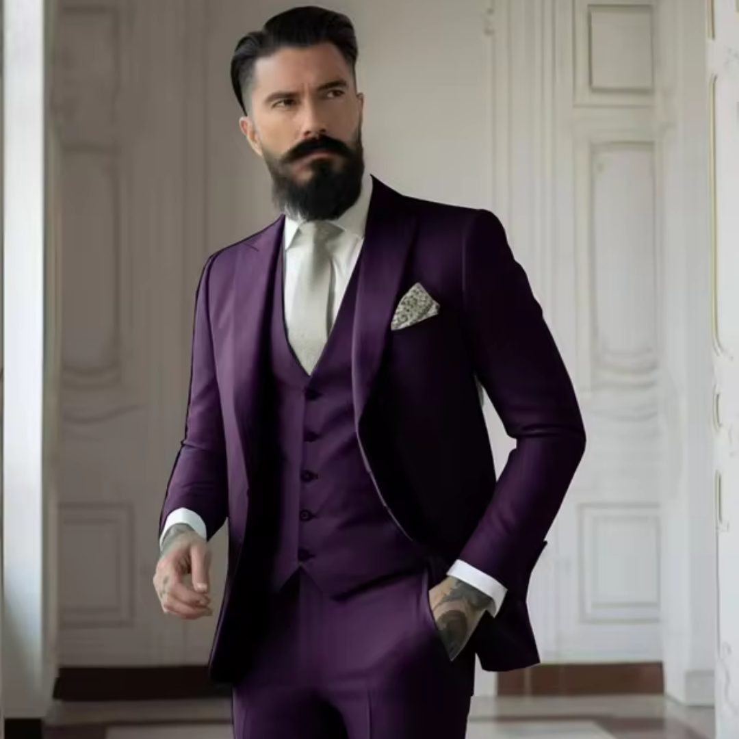 Conjunto de Terno Masculino para Casamento em 3 Peças | Elegante