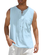 Ryne | Camisola de Verão Confortável Sem Mangas para Homens