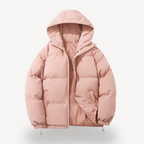 LIVAA – Casaco Puffer Masculino com Capuz para o Inverno