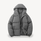 LIVAA – Casaco Puffer Masculino com Capuz para o Inverno