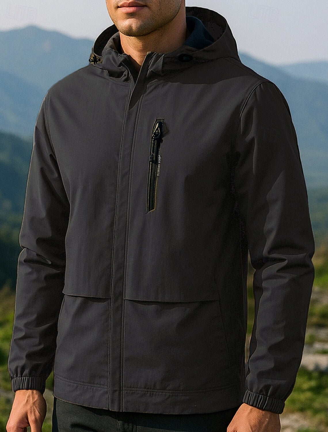 MAVIN - Casaco Impermeável Masculino com Capuz