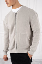 TOVO – Colete de Inverno Masculino com Textura Canellada