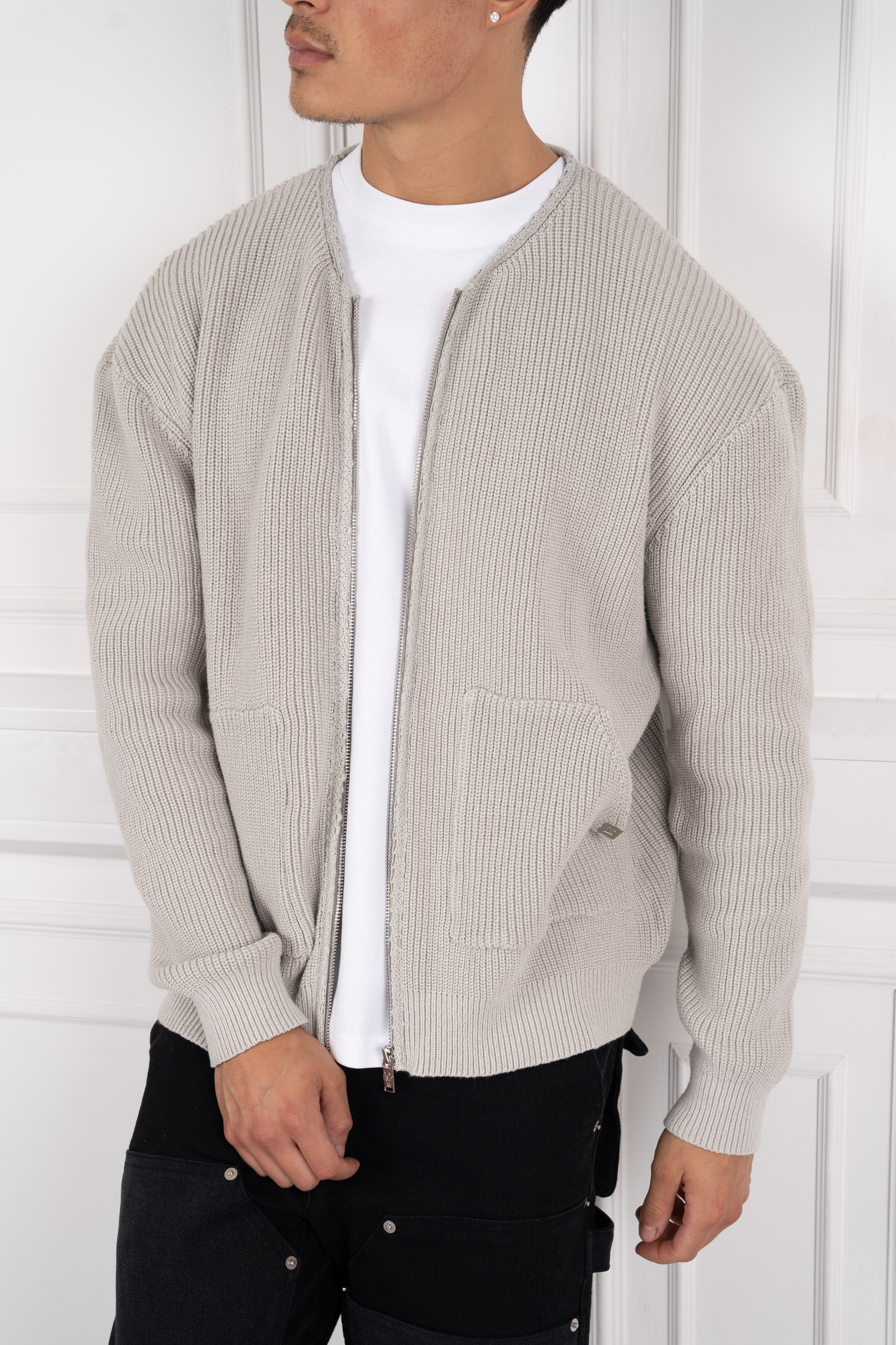 TOVO – Colete de Inverno Masculino com Textura Canellada