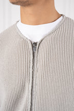 TOVO – Colete de Inverno Masculino com Textura Canellada