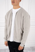 TOVO – Colete de Inverno Masculino com Textura Canellada
