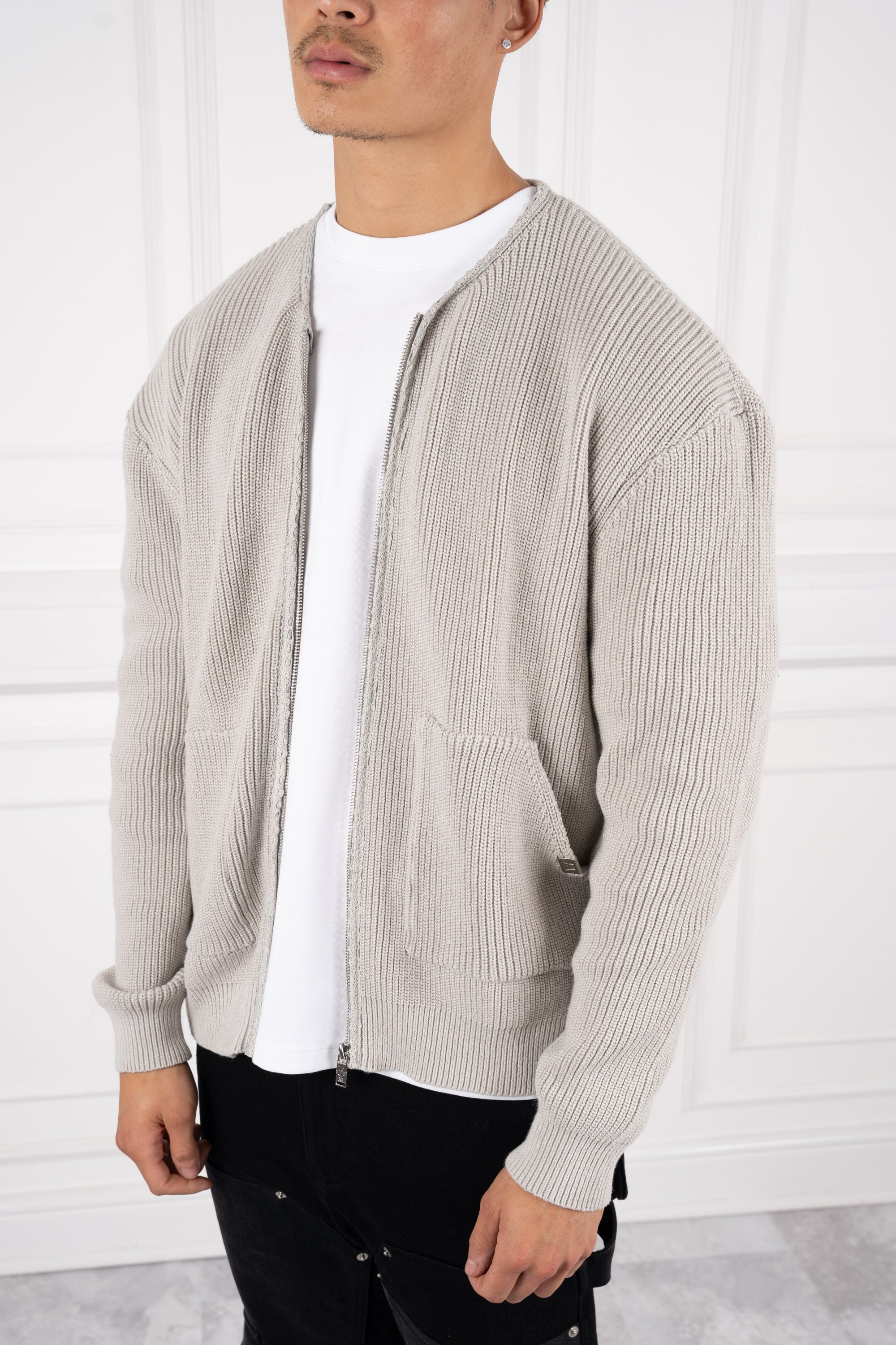 TOVO – Colete de Inverno Masculino com Textura Canellada