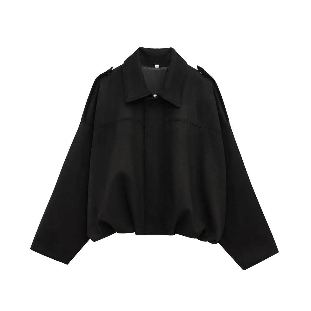 Casaco Bomber Feminino em Camurça - Disponível em Castanho e Verde, Estilo Vintage Casual para Motocicleta com Zíper