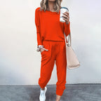 Adel | Conjunto Feminino de Jogging Confortável e Macio em Duas Peças