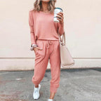 Adel | Conjunto Feminino de Jogging Confortável e Macio em Duas Peças