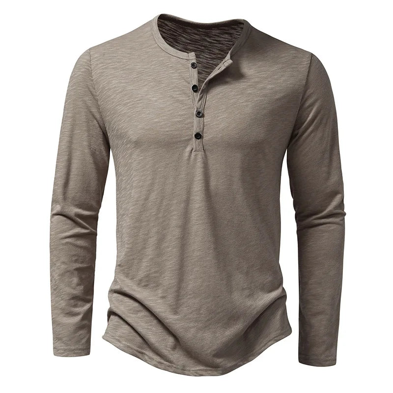 Cedric | Camisa Henley Masculina