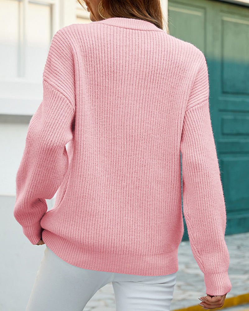 Benthe | Chunky Cozy Sweater with Round Neck