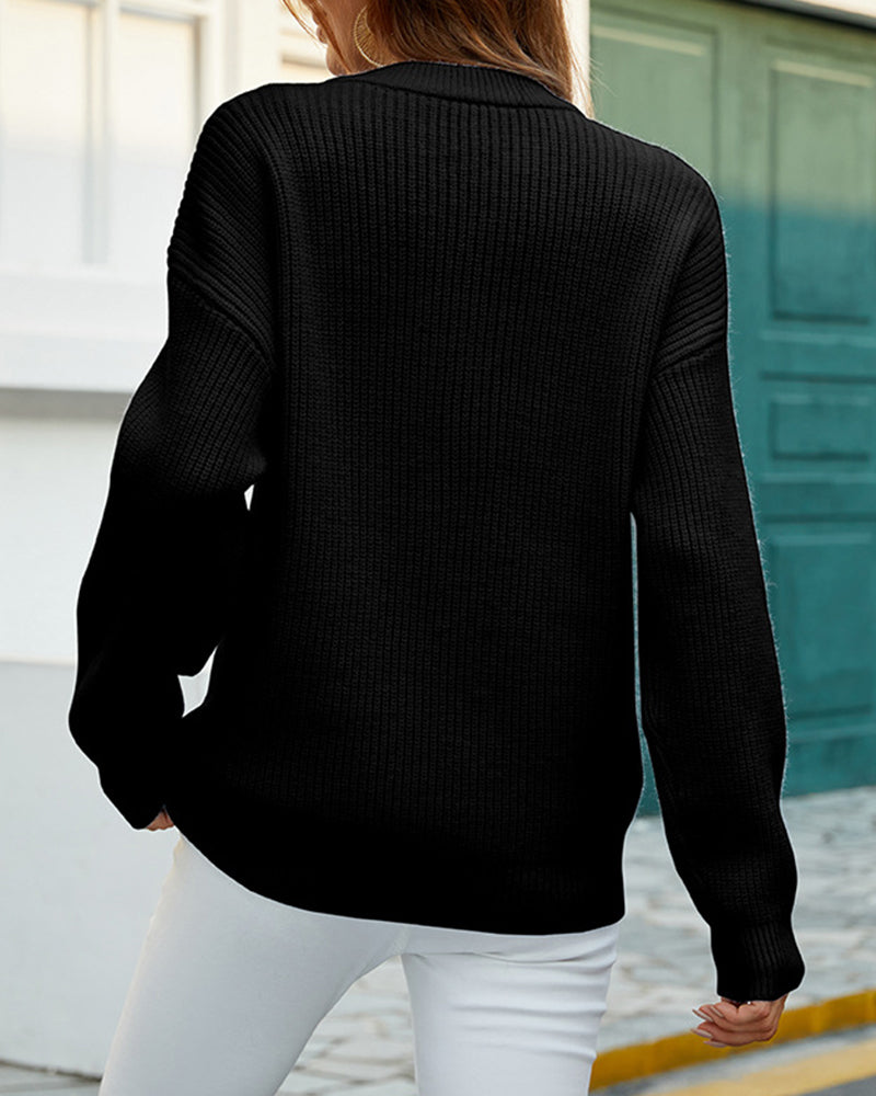 Benthe | Chunky Cozy Sweater with Round Neck