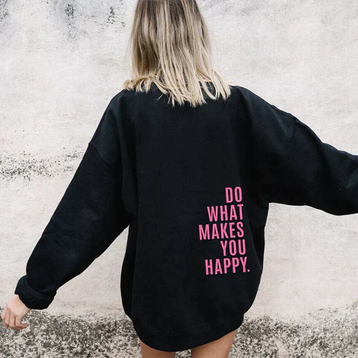 Nikita - Hoodie Oversized com Mensagem Inspiradora