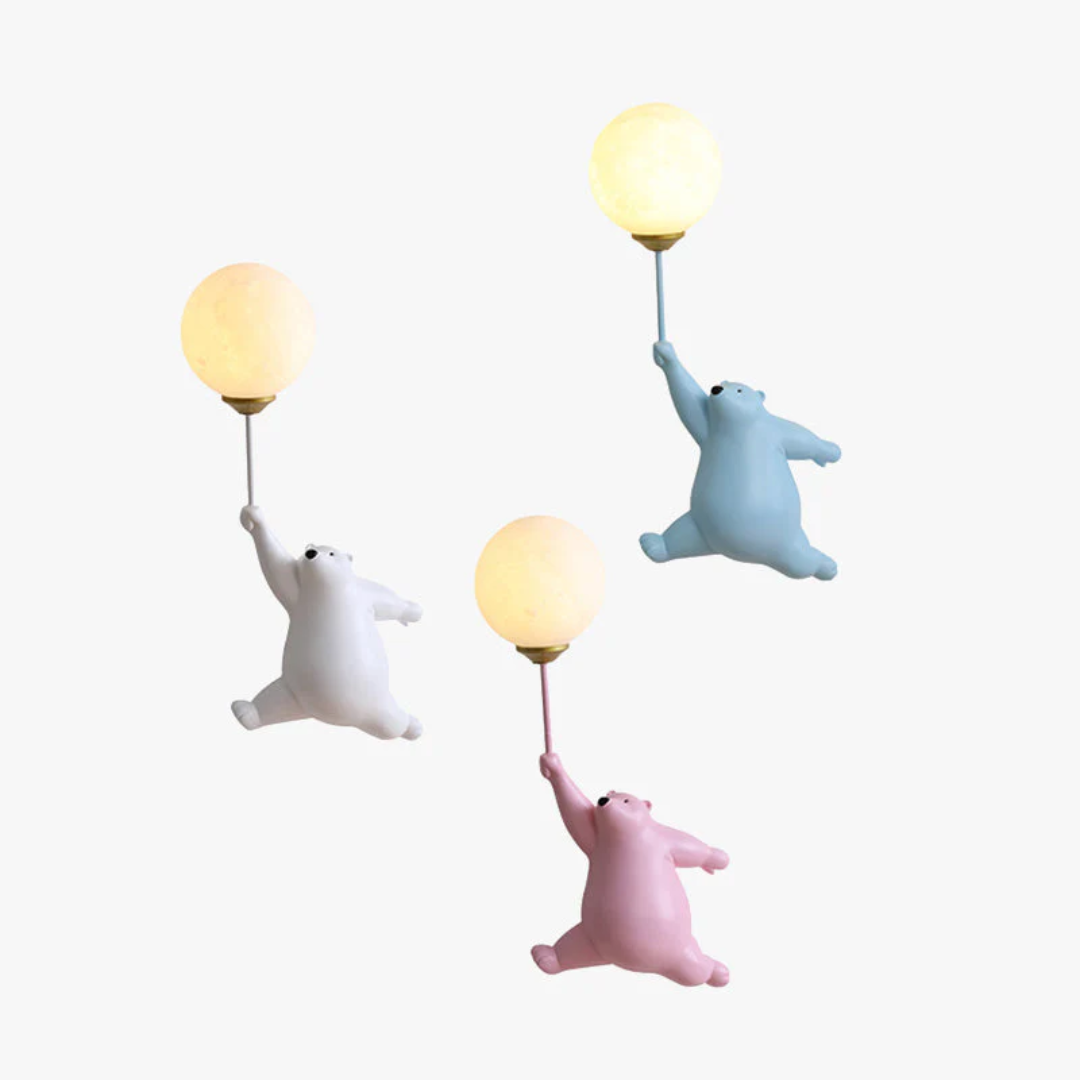 Abajur de Parede LED Urso - TeddyGlow