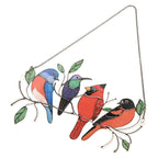 Decorações de Janela com Design de Pássaros
