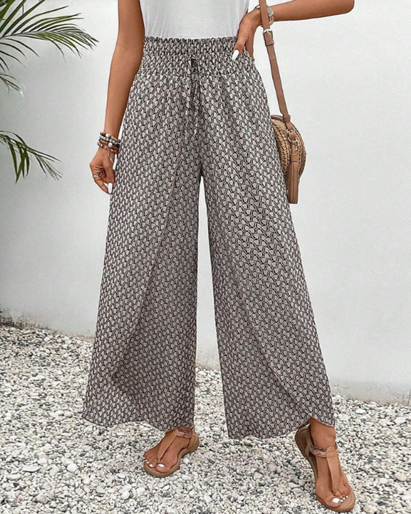 Sapphira | Calças Femininas com Design Geométrico