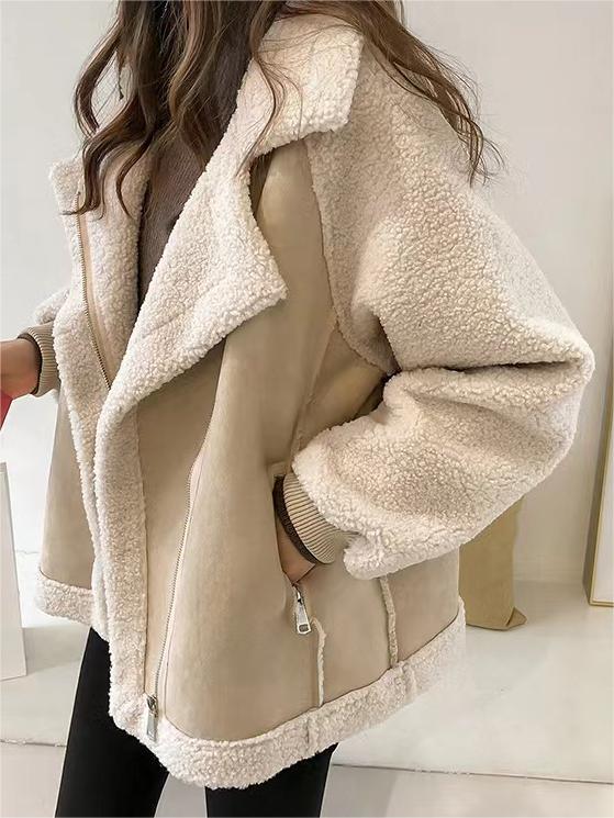 Casaco Teddy Elegante e Confortável Feminino