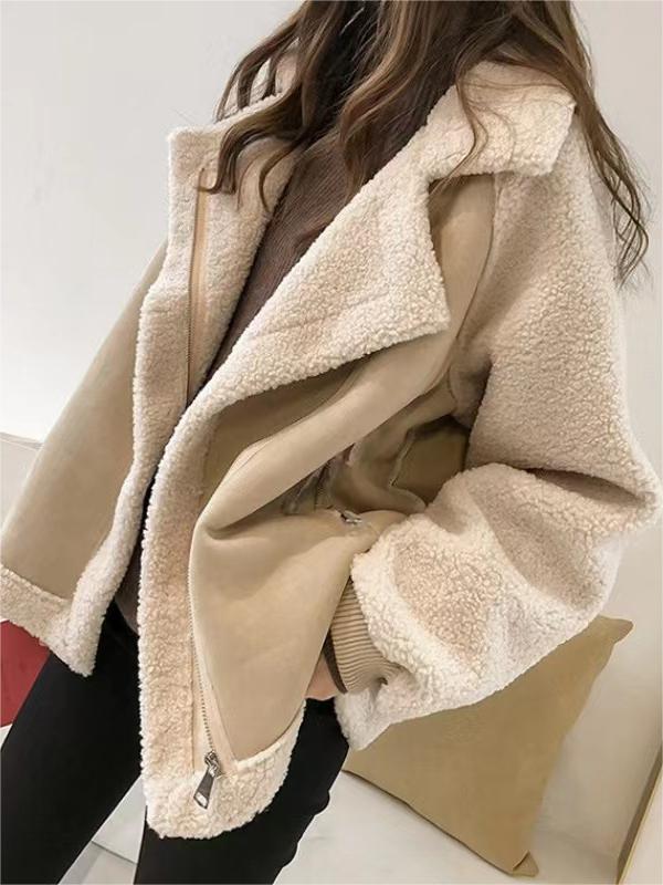 Casaco Teddy Elegante e Confortável Feminino