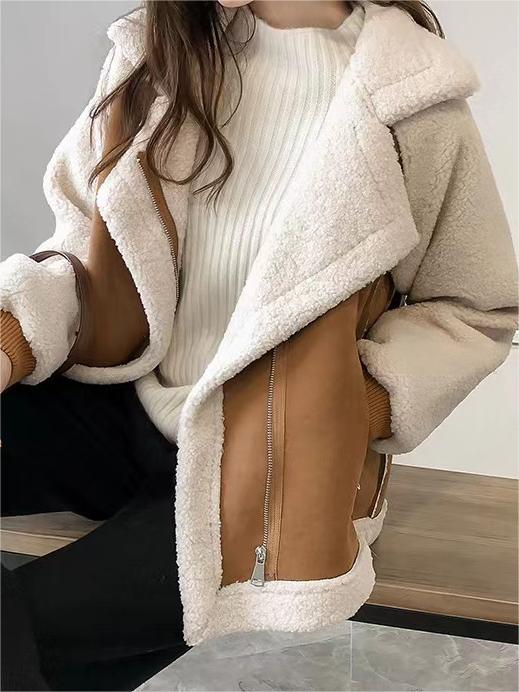 Casaco Teddy Elegante e Confortável Feminino