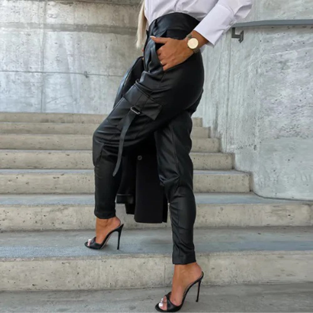 Chantal | Elegantes Calças Cargo