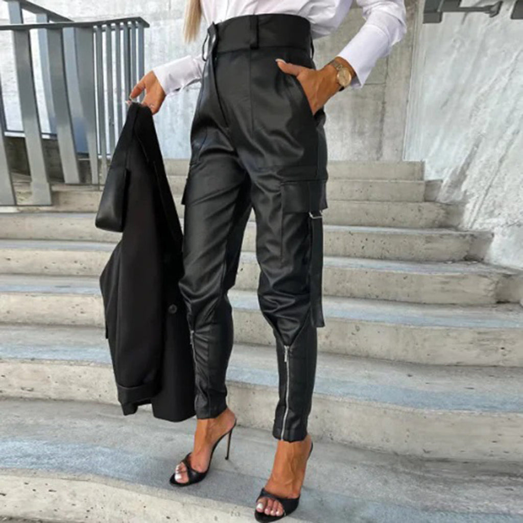 Chantal | Elegantes Calças Cargo