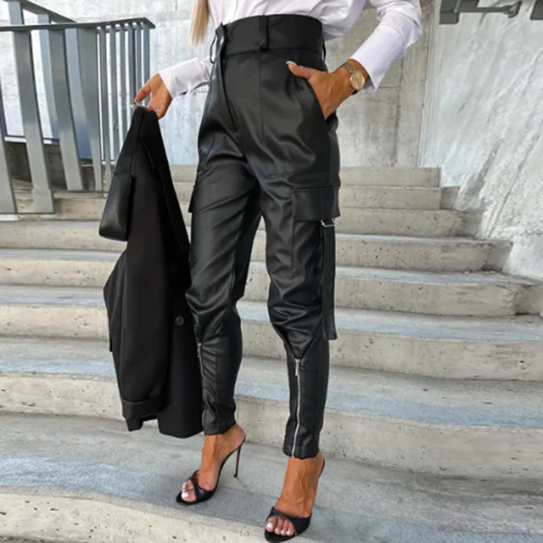 Chantal | Elegantes Calças Cargo