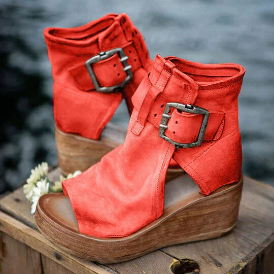 Jhoanna | Sandálias Boho com Salto Femininas
