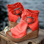 Jhoanna | Sandálias Boho com Salto Femininas